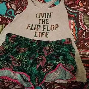 Tank and shorts pjs set
